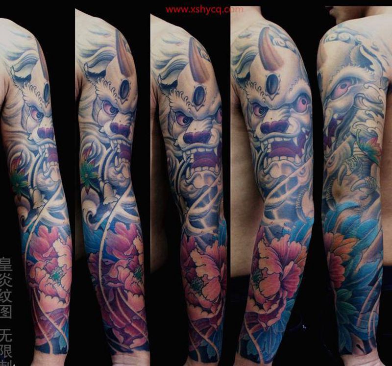花臂纹身图片_手臂纹身图案