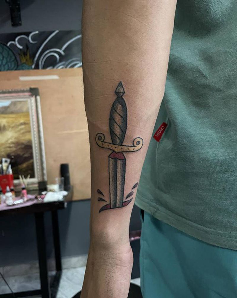 old纹身图片_手部Old School纹身图案