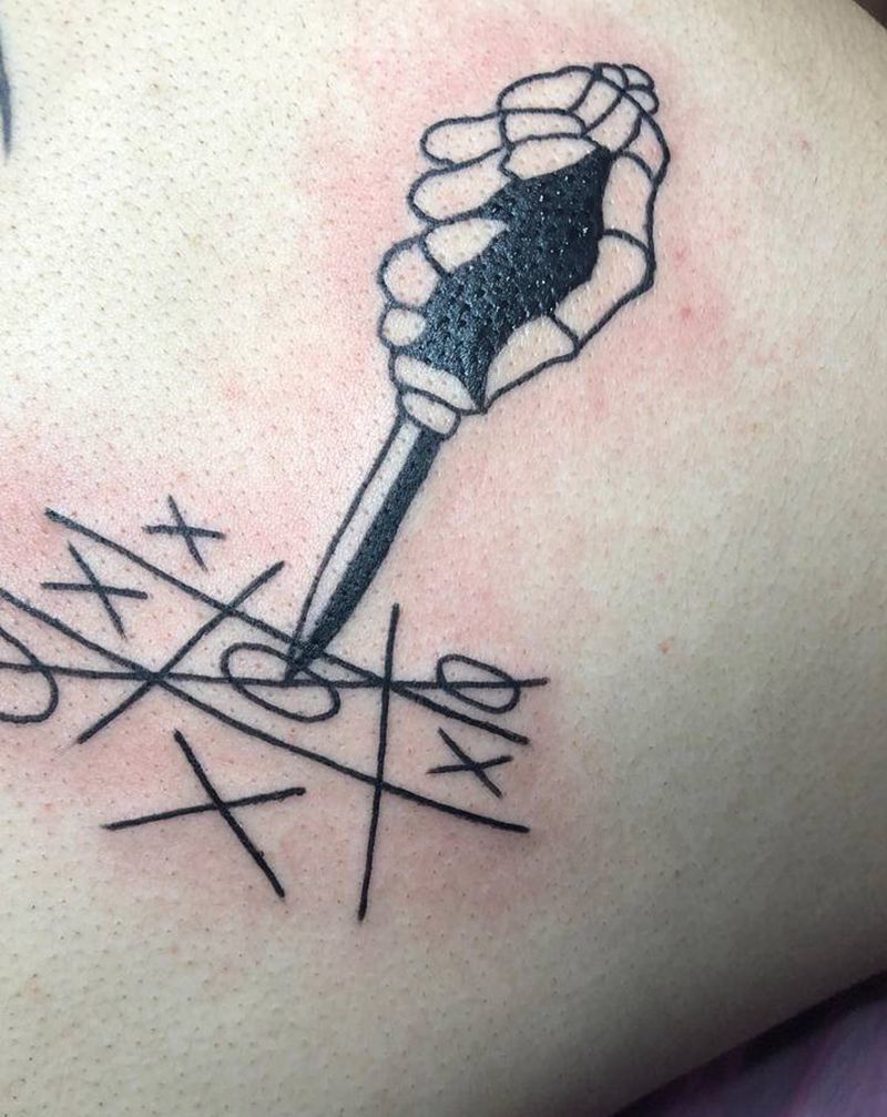 old school纹身图片_背部Old School纹身图案