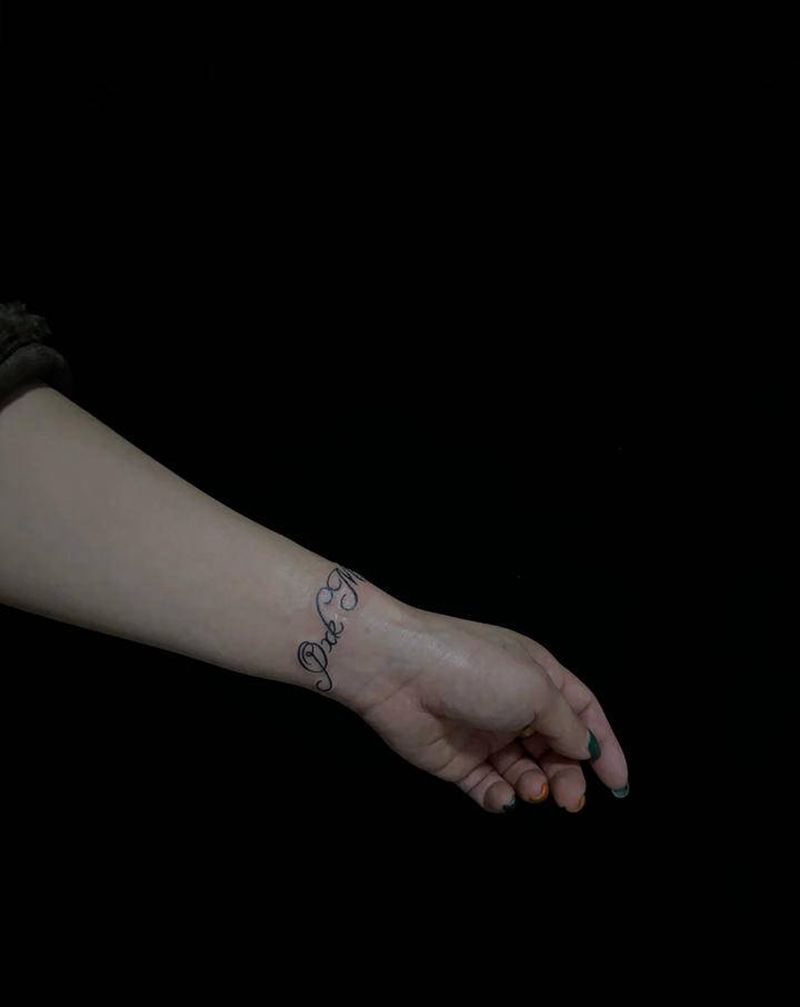 英文字体纹身图片_手臂纹身图案