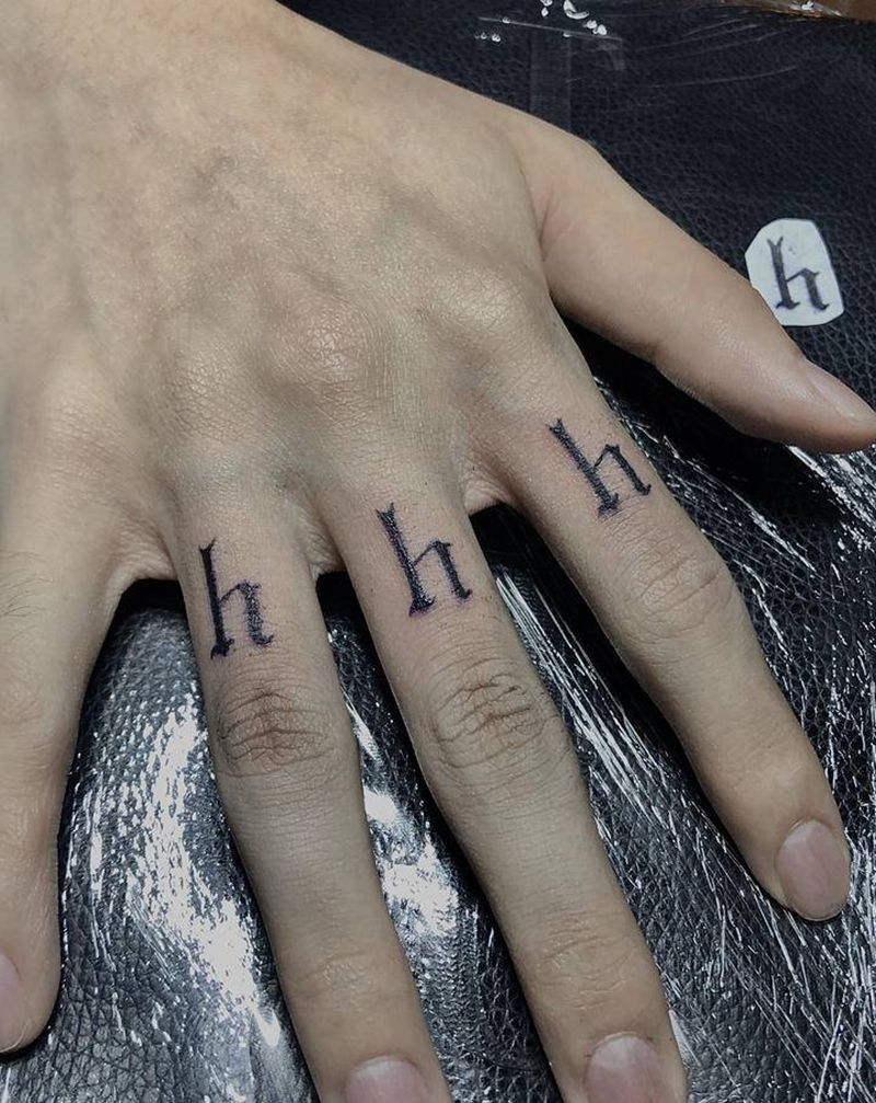 手指纹身纹身图片_手部纹身图案