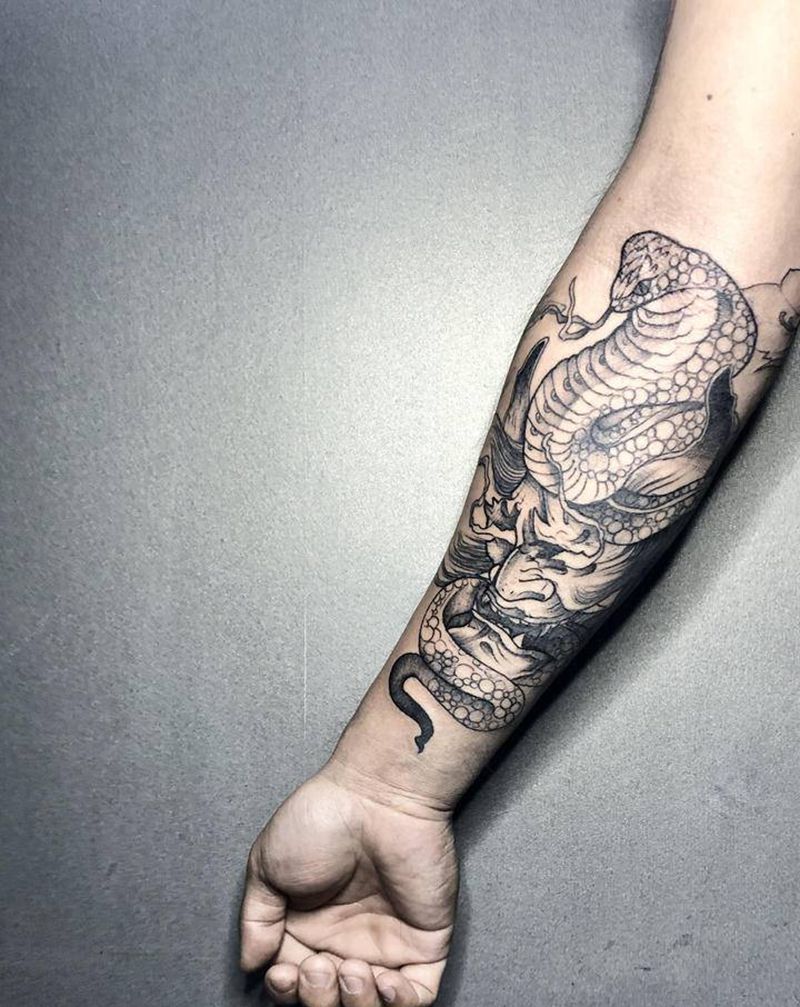 般若纹身图片_手臂纹身图案