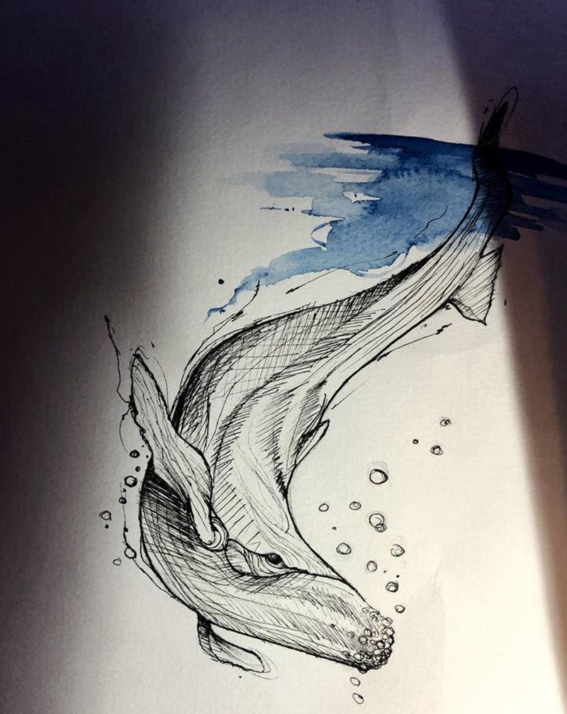 手稿纹身图片_手臂腹部纹身图案