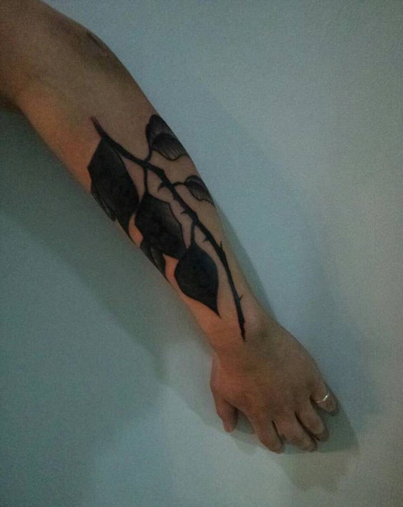 遮盖纹身图片_手部手臂Old School纹身图案