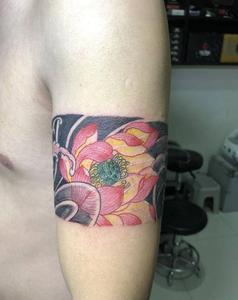 臂环纹身图片_新传统纹身图案