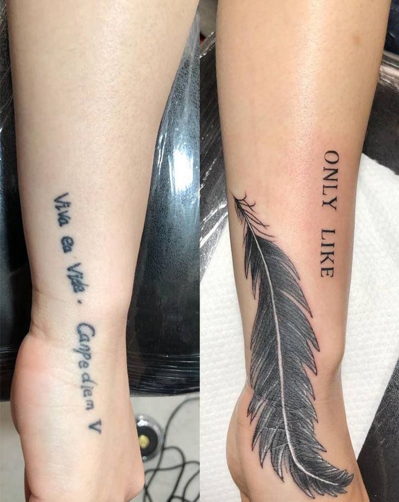 遮盖纹身图片_新传统纹身图案