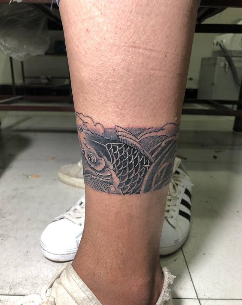 臂环纹身图片_新传统纹身图案