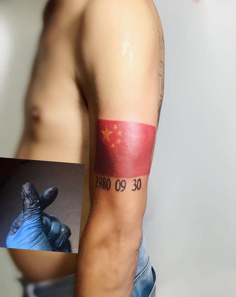 遮盖纹身图片_手臂纹身图案