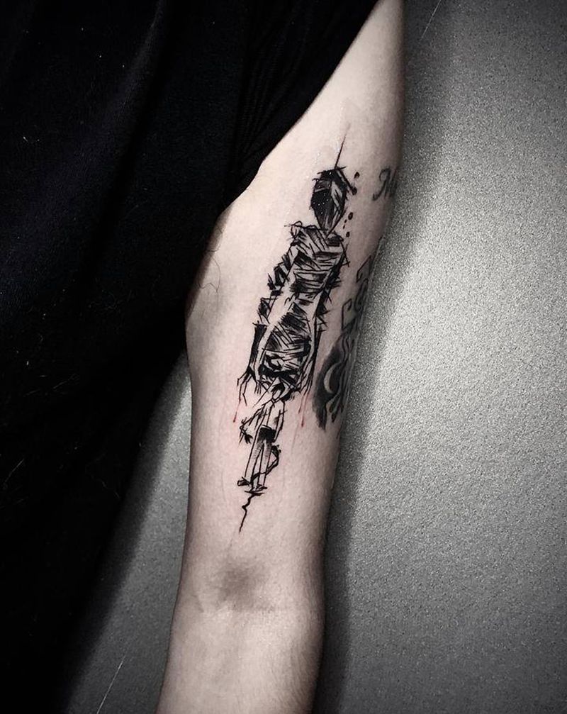 ya'ren纹身图片_几何纹身图案