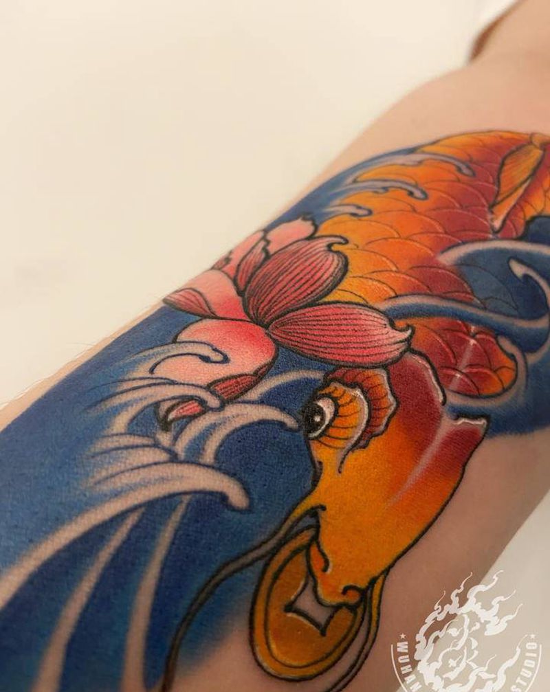 如你纹身图片_手臂新传统纹身图案