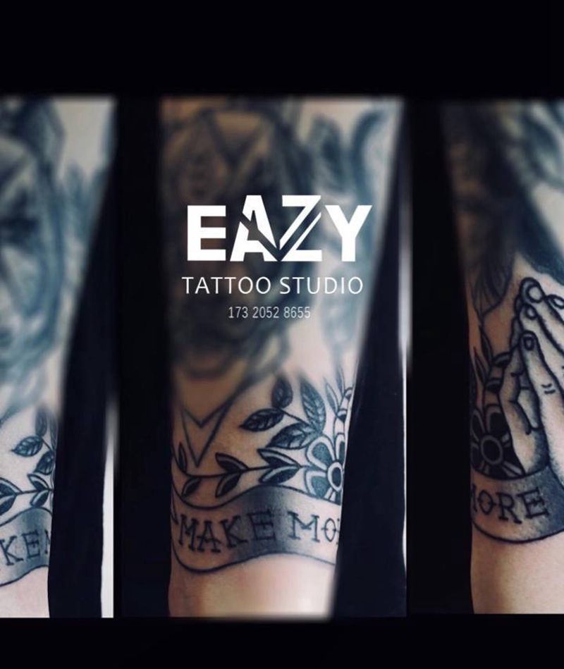 祈祷之手纹身图片_手臂手部Old School祈祷之手纹身图案