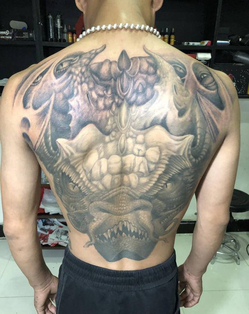 背纹身图片_背部纹身图案