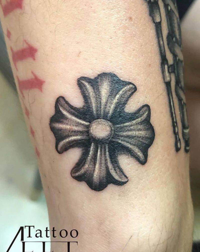 克罗星纹身图片_欧美写实纹身图案