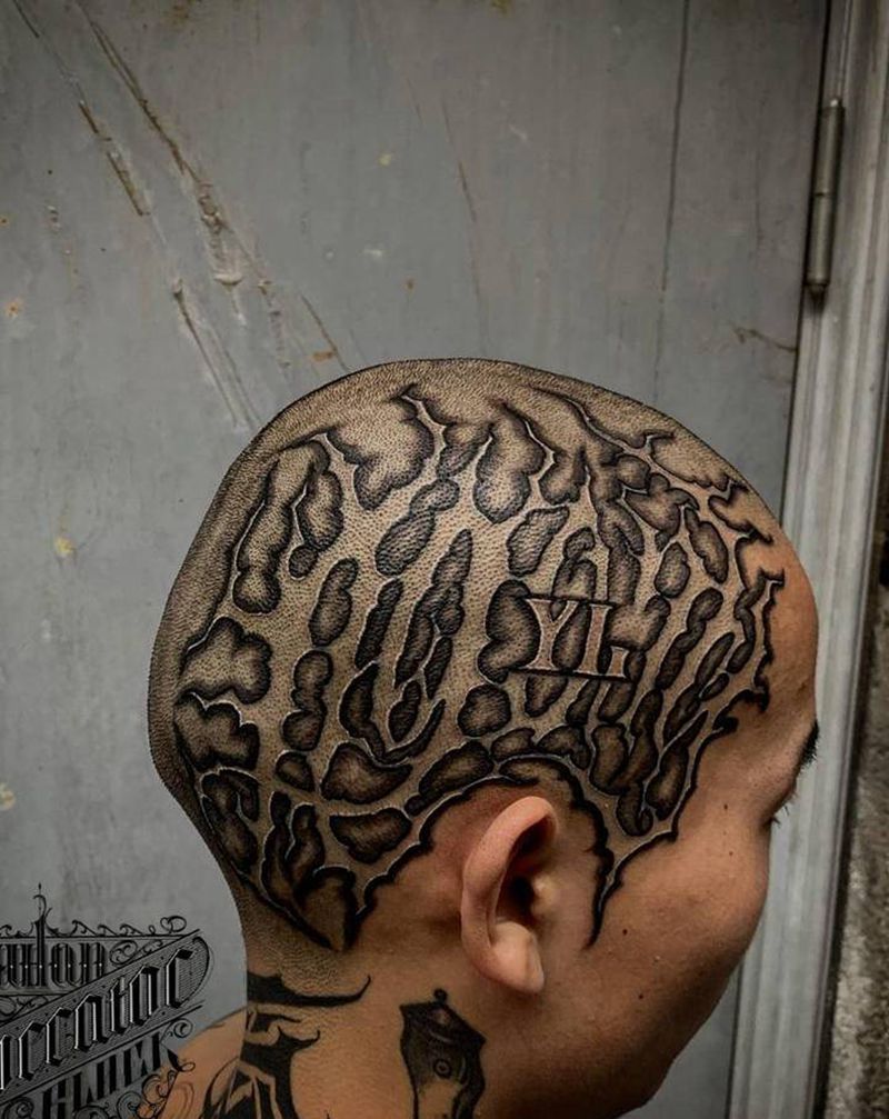 花体字纹身图片_颈部花体字花体字纹身图案