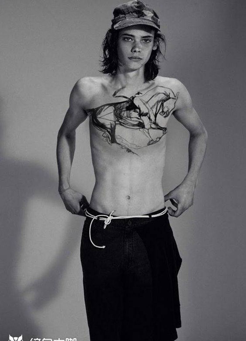 HUFLOW纹身图片_手臂手部水墨水彩纹身图案