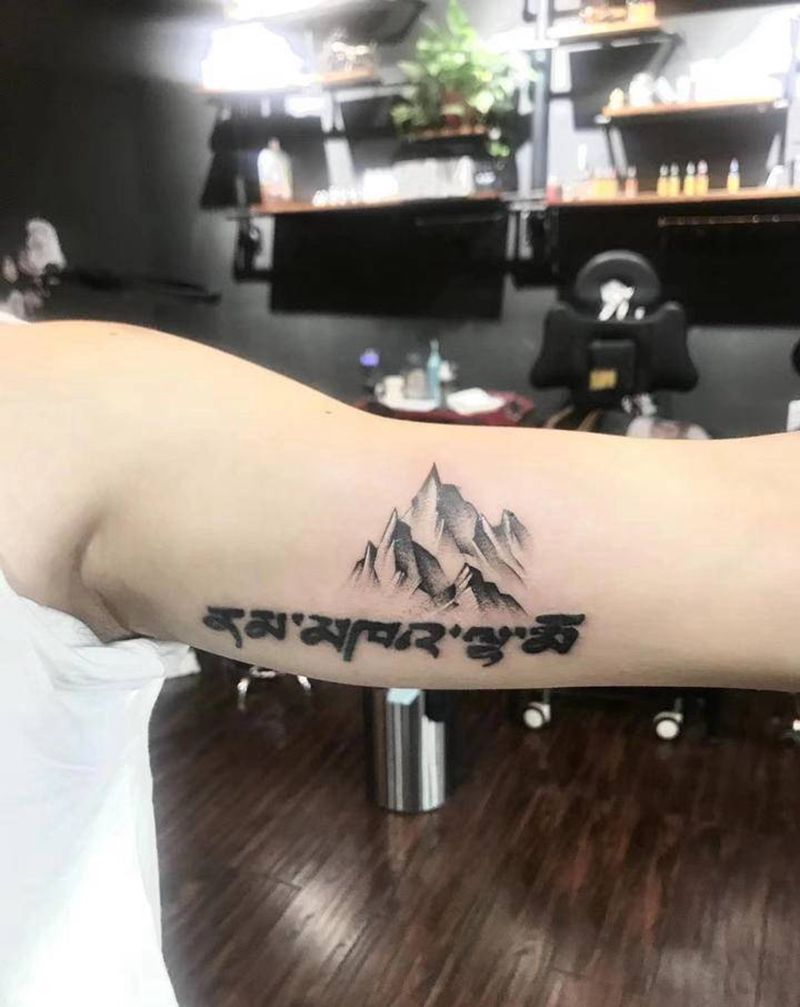 山添加纹身图片_水墨纹身图案