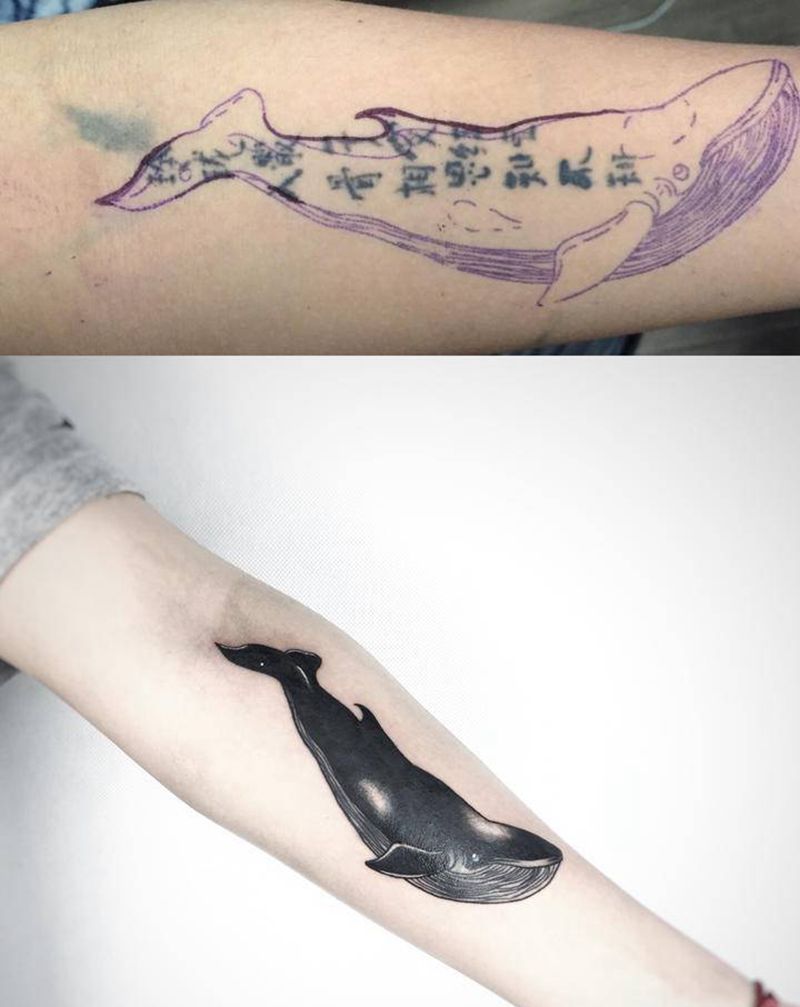 遮盖纹身图片_手臂纹身图案