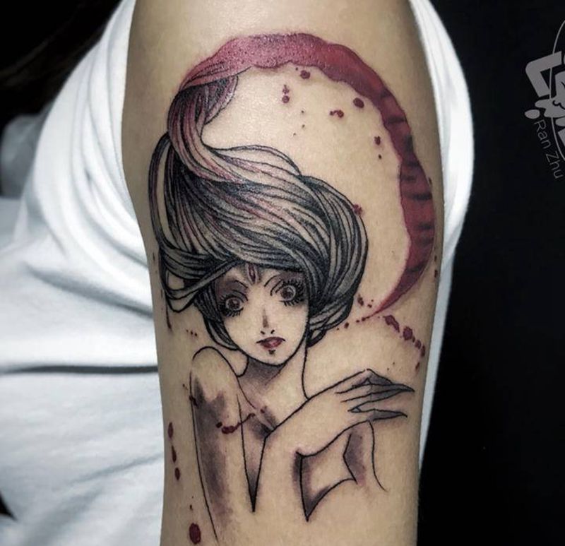 天蝎座纹身图片_手臂纹身图案