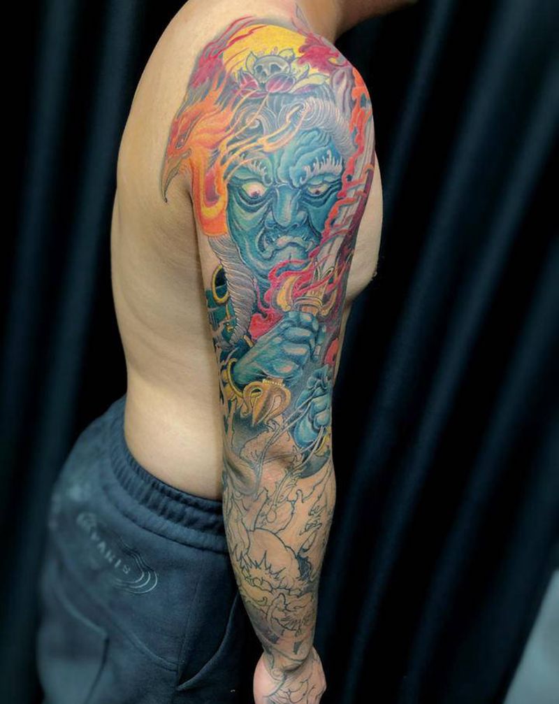 未完成纹身图片_新传统纹身图案