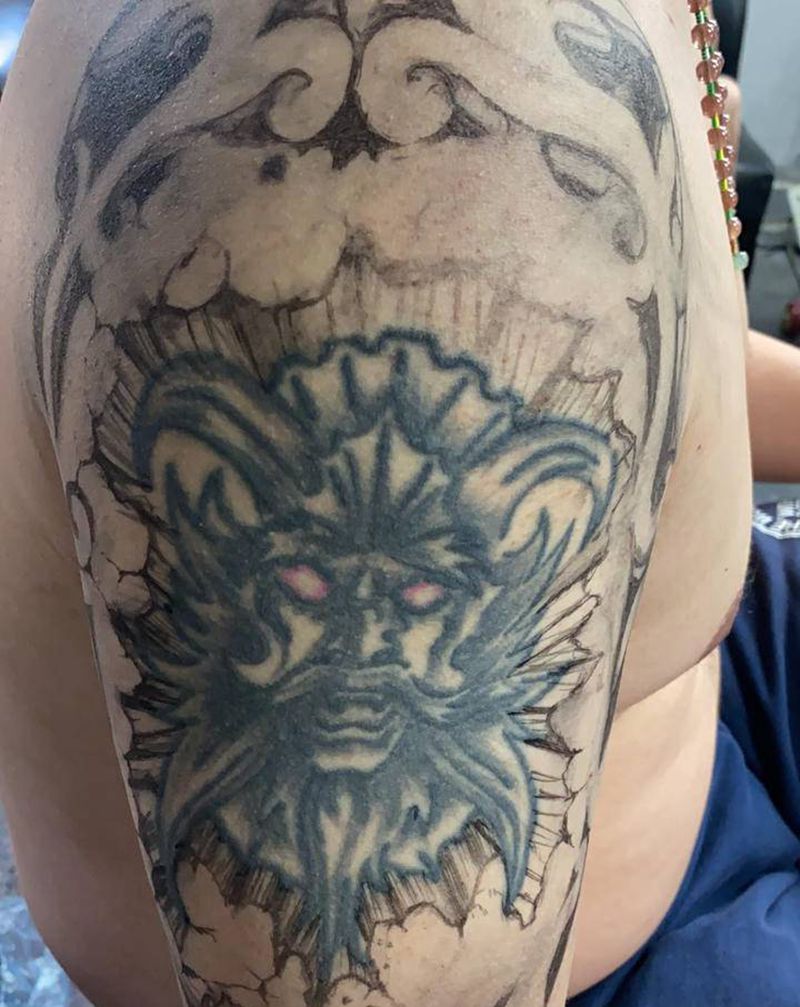 遮盖加修改纹身图片_手臂纹身图案