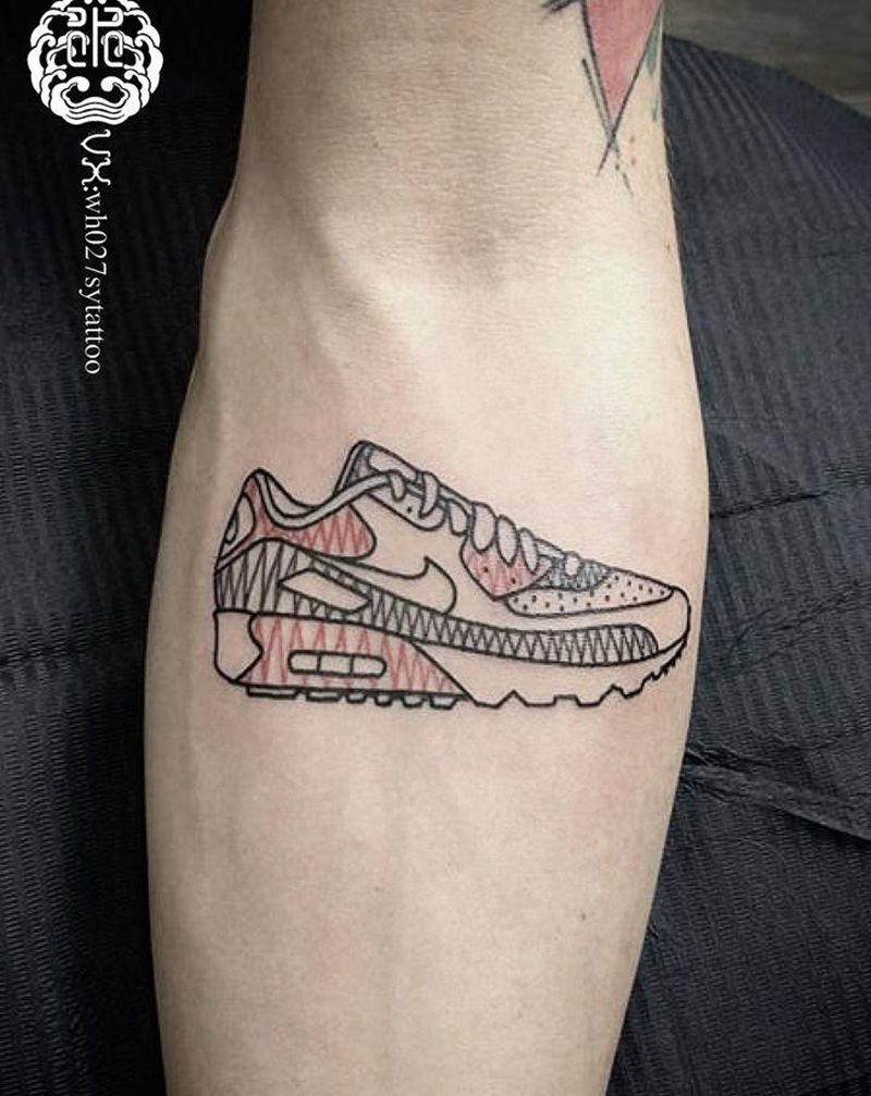 nike纹身图片_手臂nike纹身图案