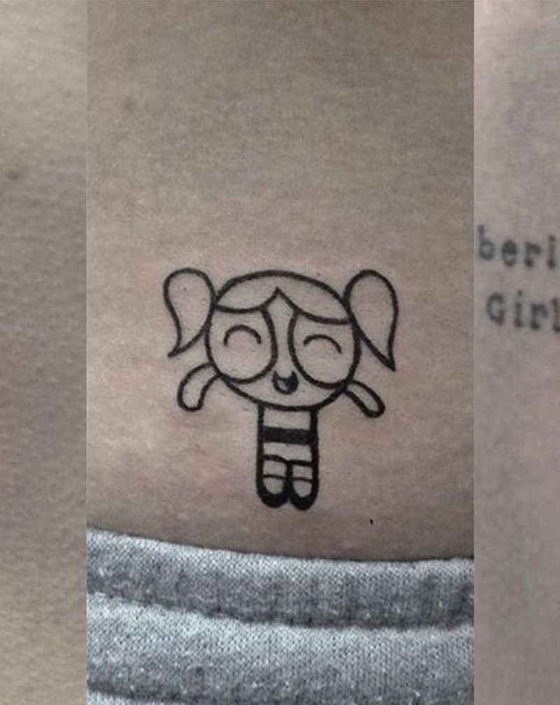 飞天小女警纹身图片_飞天小女警纹身图案