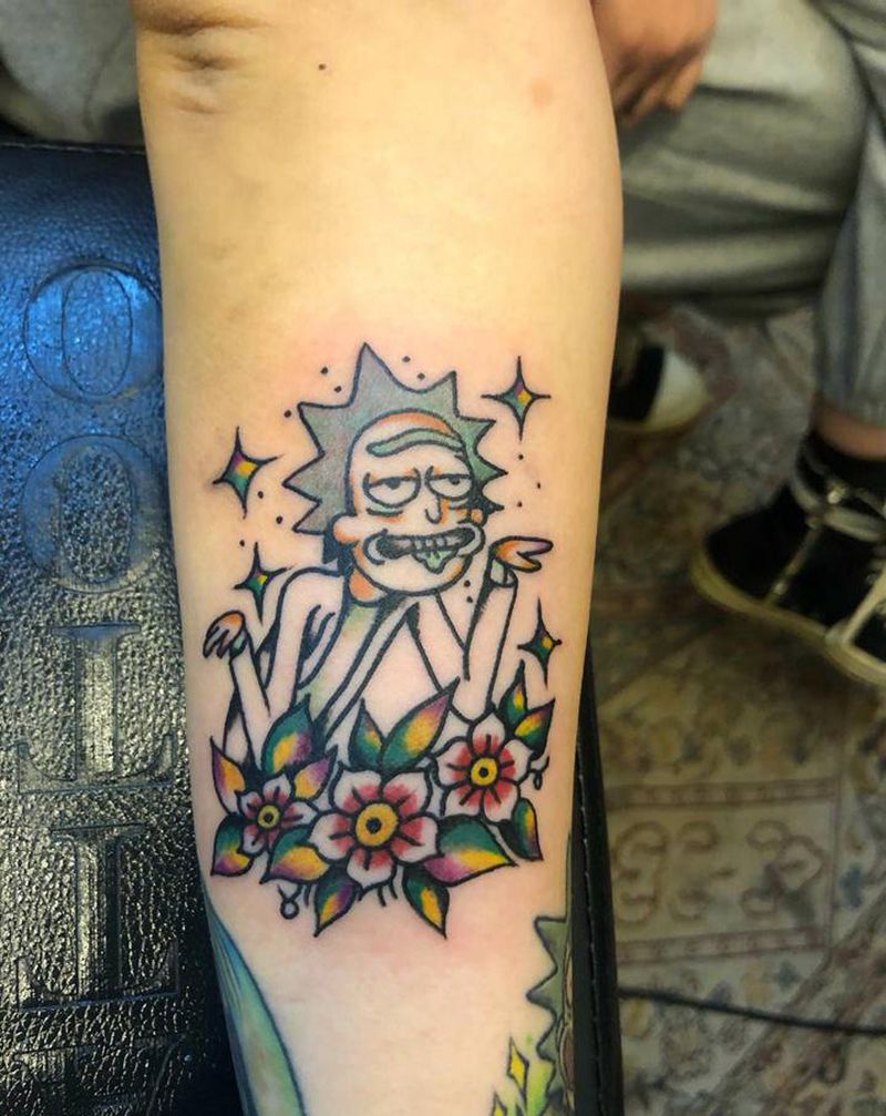 Old school纹身图片_手臂Old School纹身图案