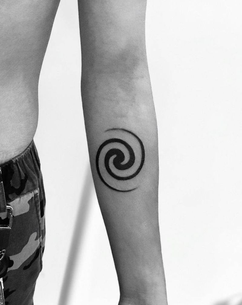 今日作品更新#漩涡一族#封印术纹身图片_手部屍鬼封印纹身图案