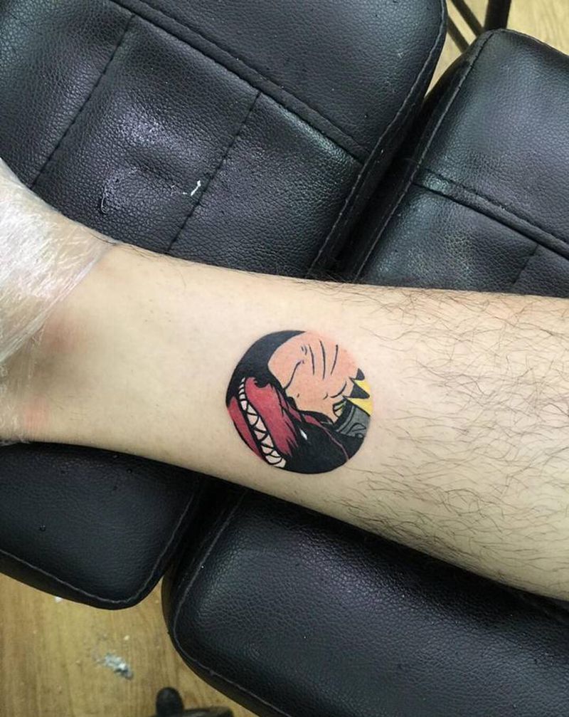今日作品更新#纹身图片_腿部火影纹身图案