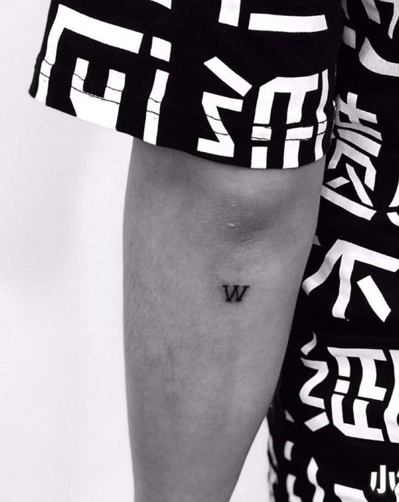 今日作品更新#刺锦堂纹身图片_字母纹身图案