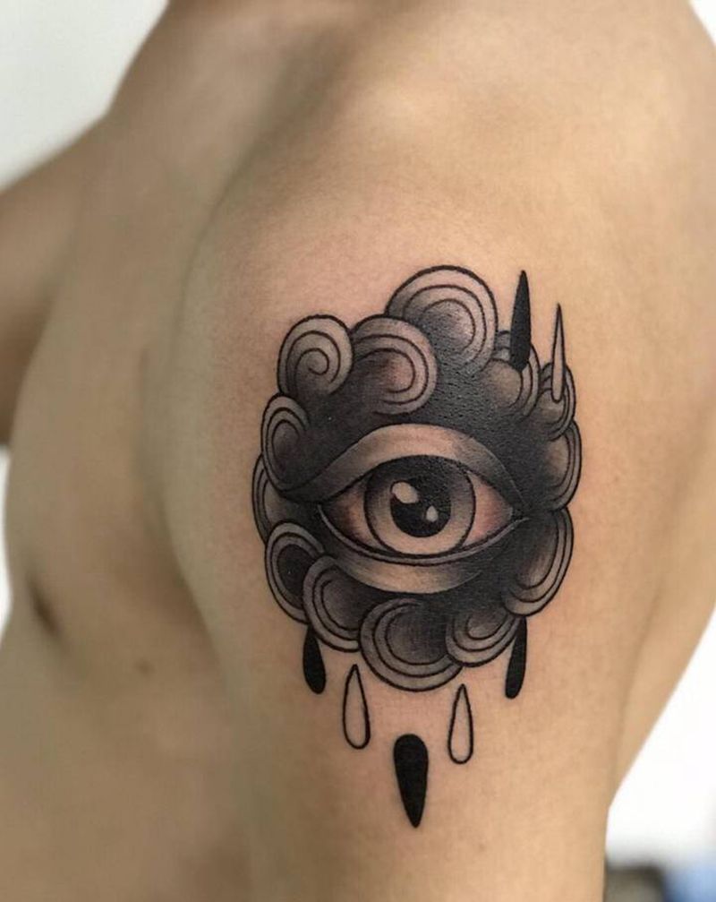 今日作品更新#来自光绪的小哥哥纹身图片_Old School纹身图案