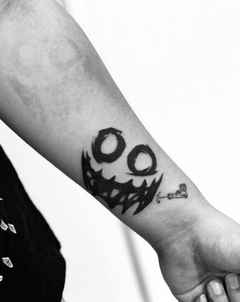 遮盖#今日作品更新#梦魇#纹身图片_水墨纹身图案