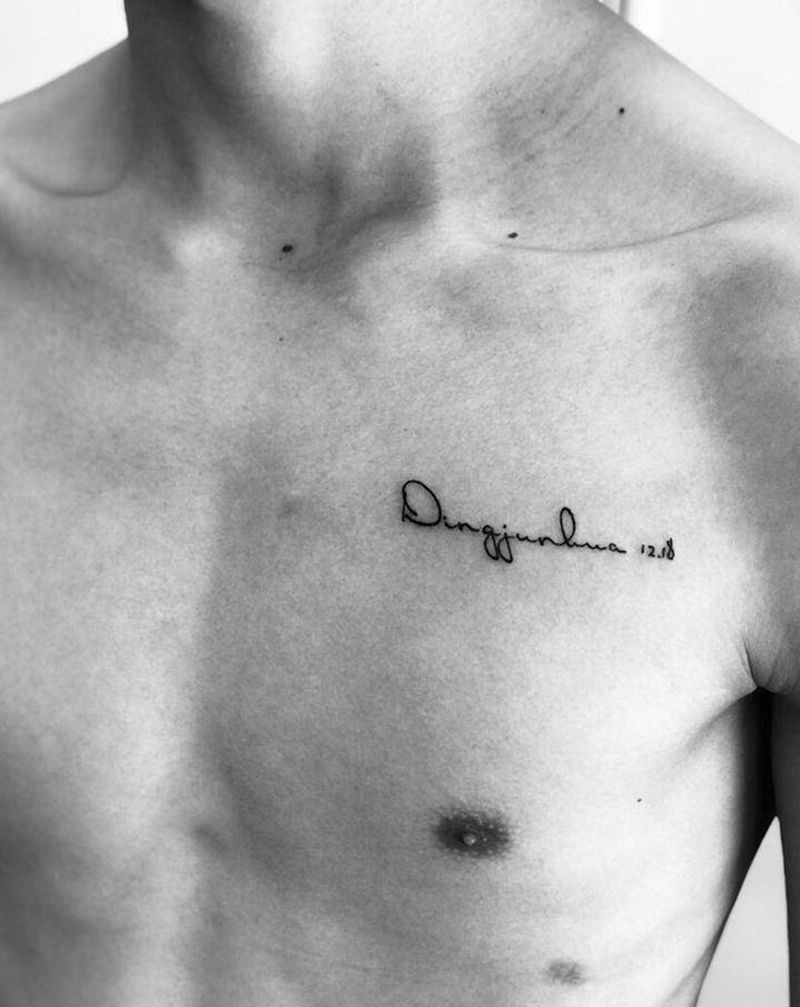 今日作品更新#法力刺符#纹身图片_背部胸部刺符纹身图案