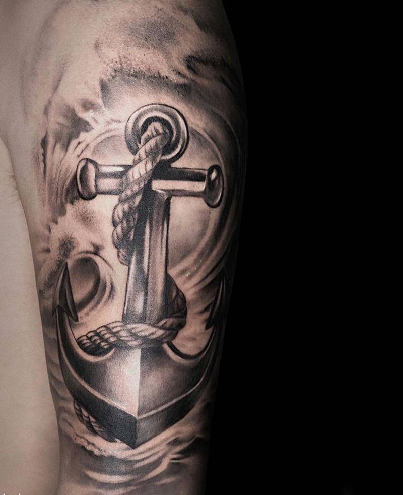 ⚓️纹身图片_手臂欧美写实纹身图案