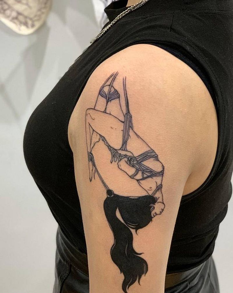 今日作品更新#18禁 纹身#纹身图片_几何18禁 纹身图案