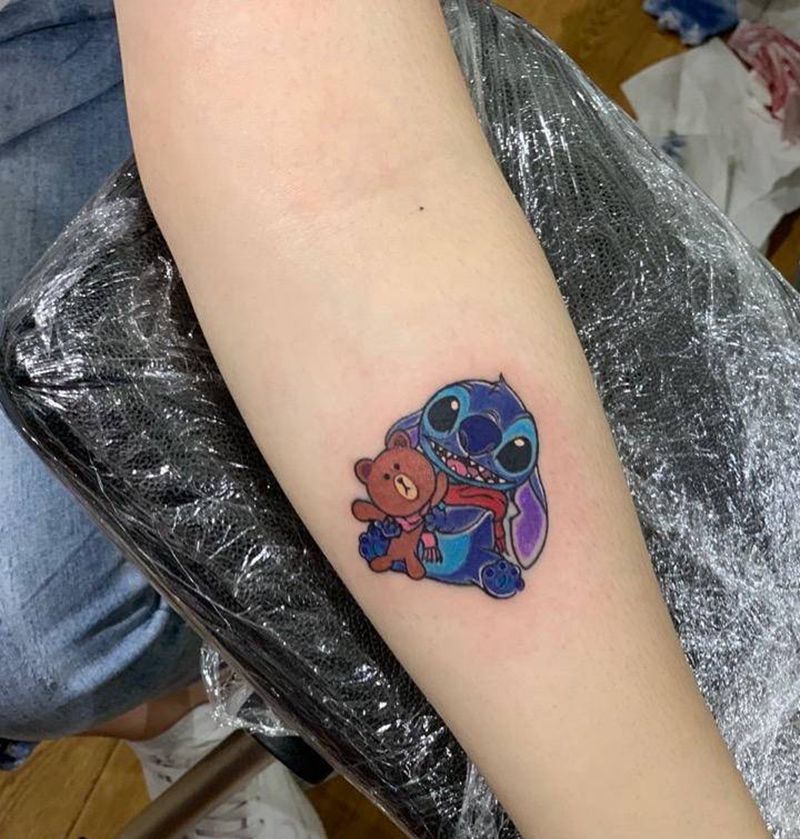 今日作品更新#星际宝贝#纹身图片_手部New School星际宝贝纹身图案