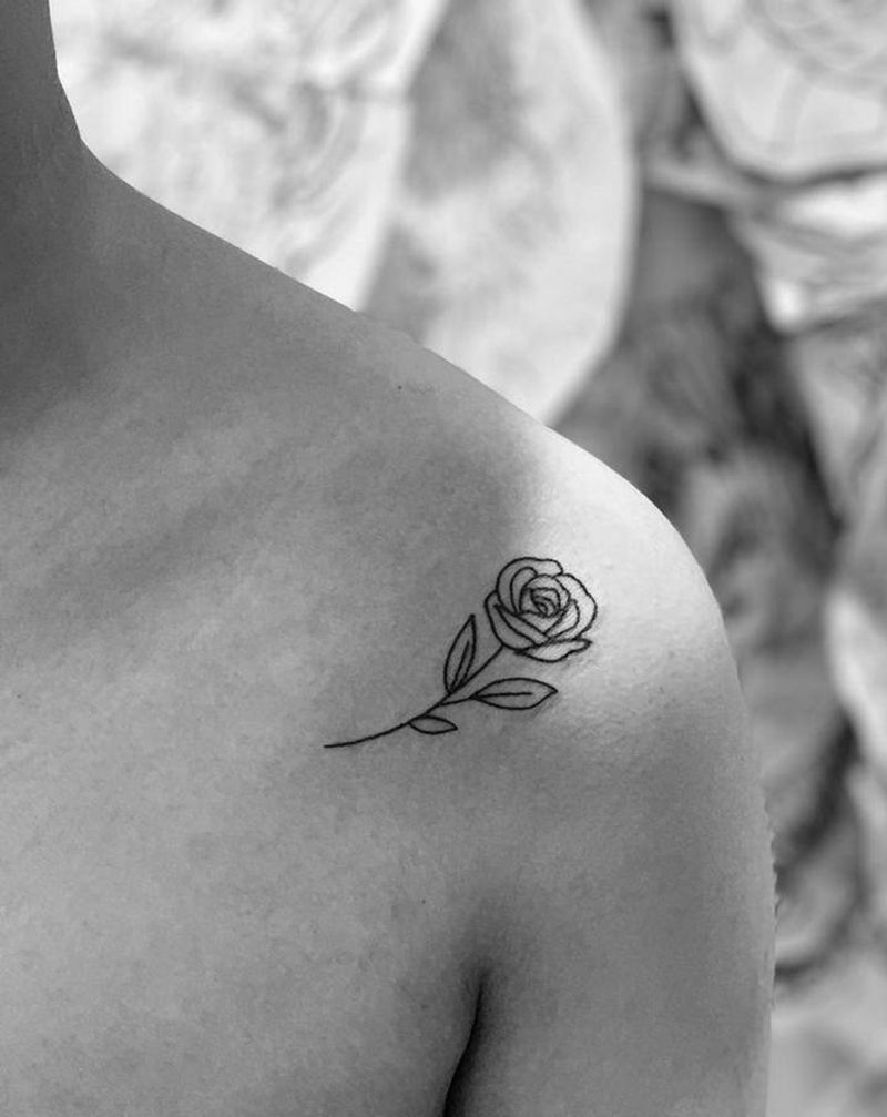 今日作品更新#铁子 自带图#纹身图片_手部胸部几何纹身图案