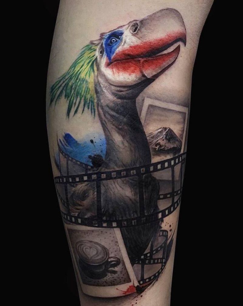 疤痕遮盖纹身图片_欧美写实纹身图案