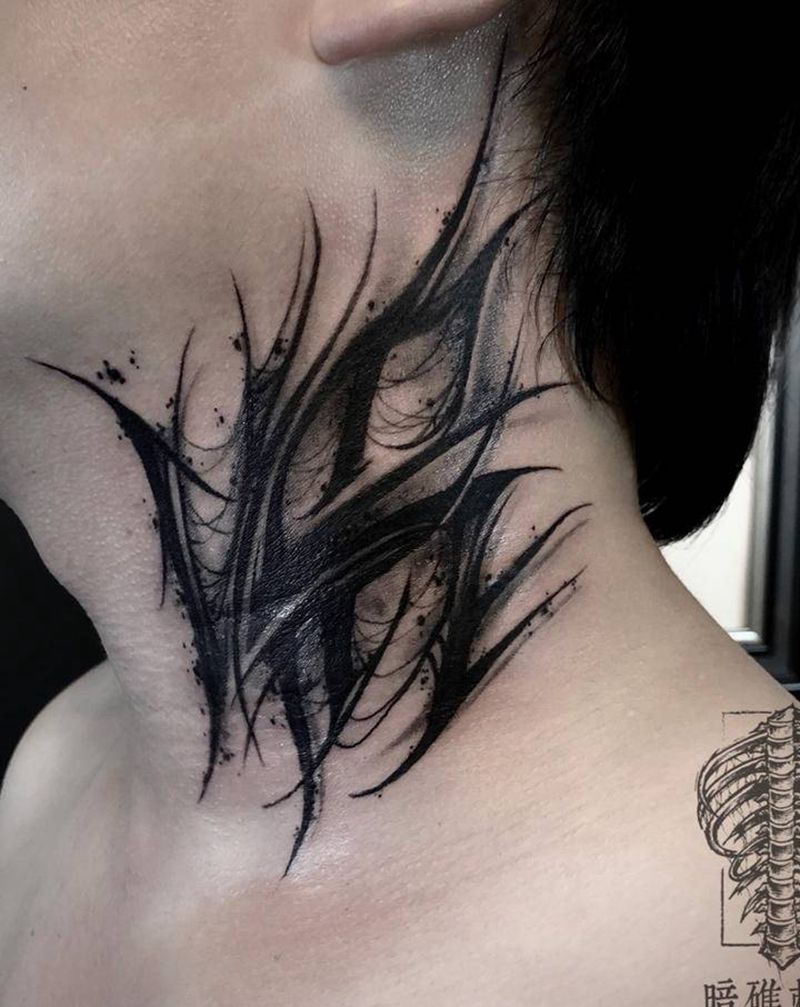 LXR纹身图片_花体字纹身图案