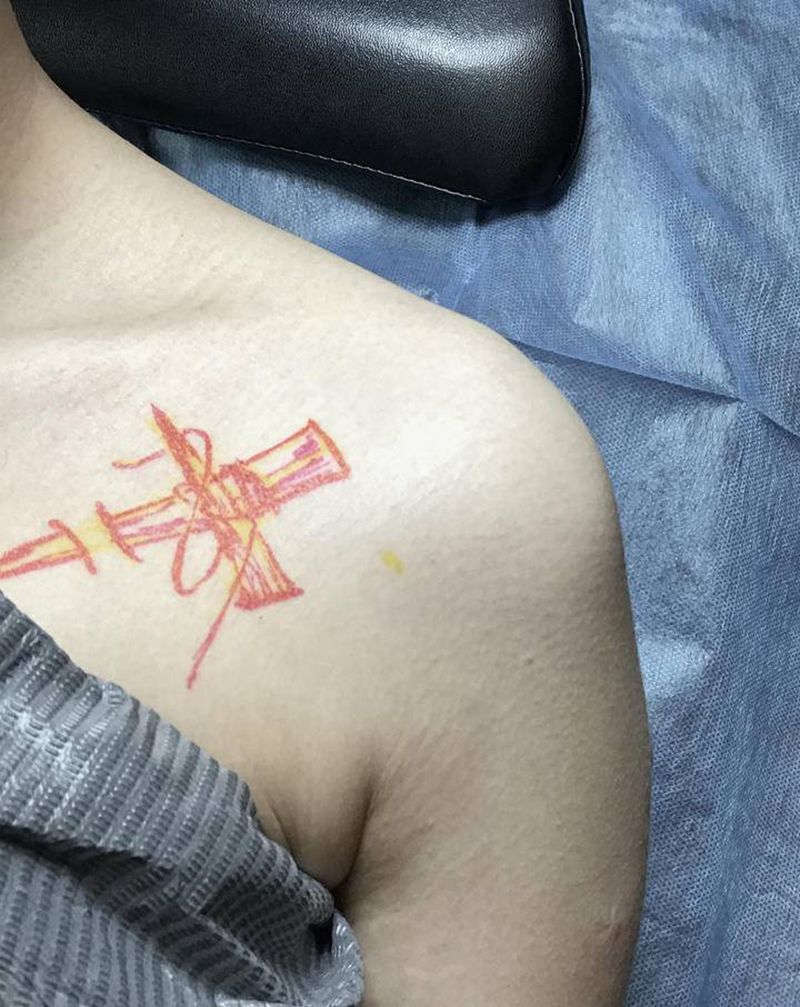 freehand纹身图片_暗黑纹身图案