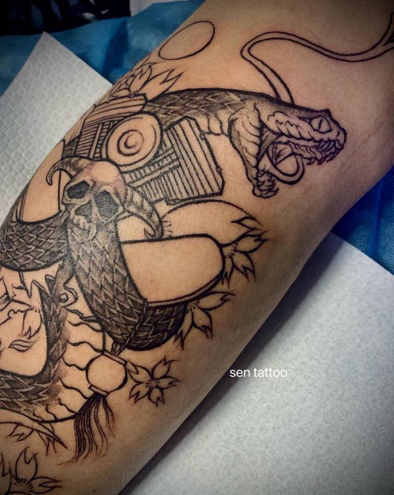 最近作品纹身图片_欧美写实New School纹身图案