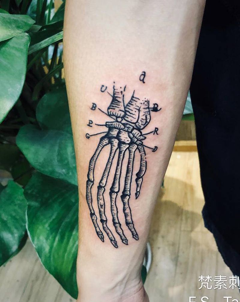 手纹身图片_手臂欧美写实纹身图案