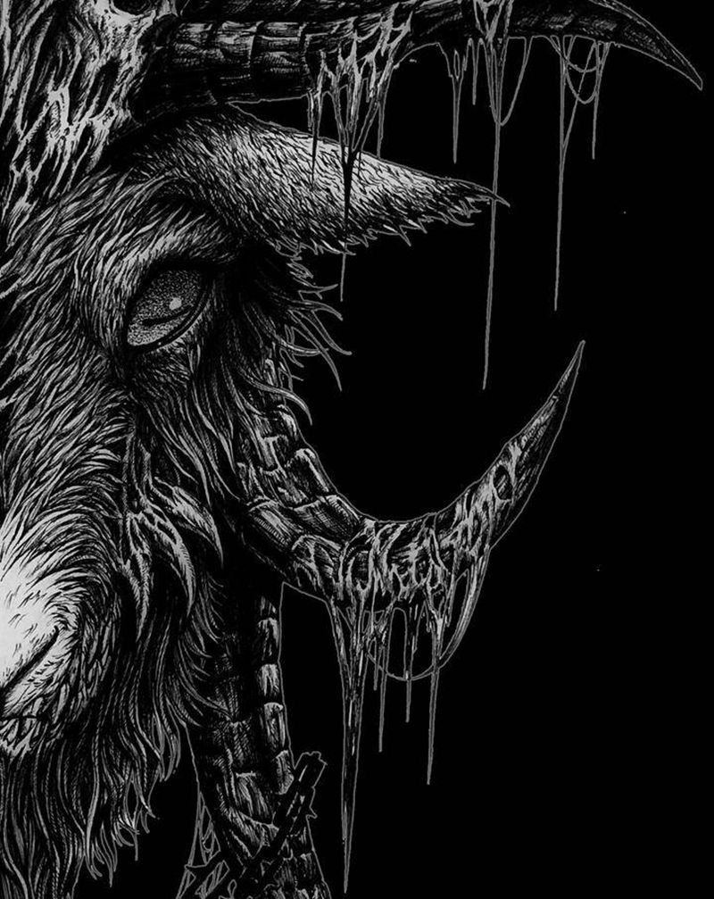 ♟纹身图片_羊纹身图案