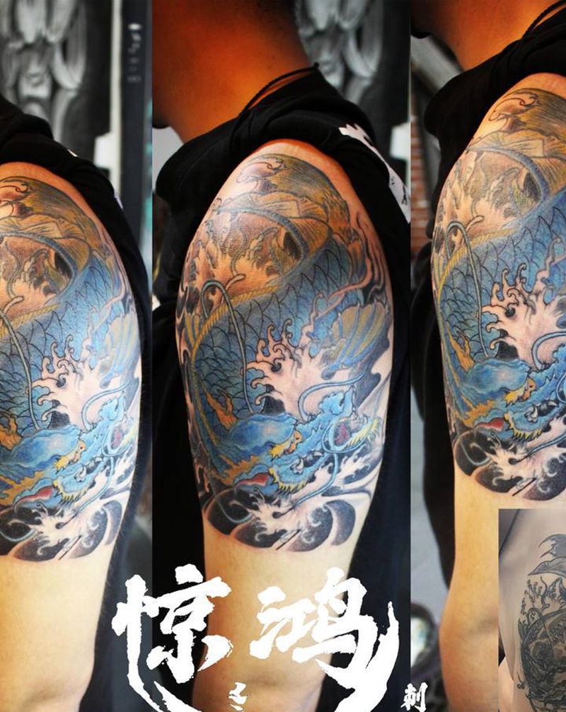 老纹身修改纹身图片_手臂新传统纹身图案