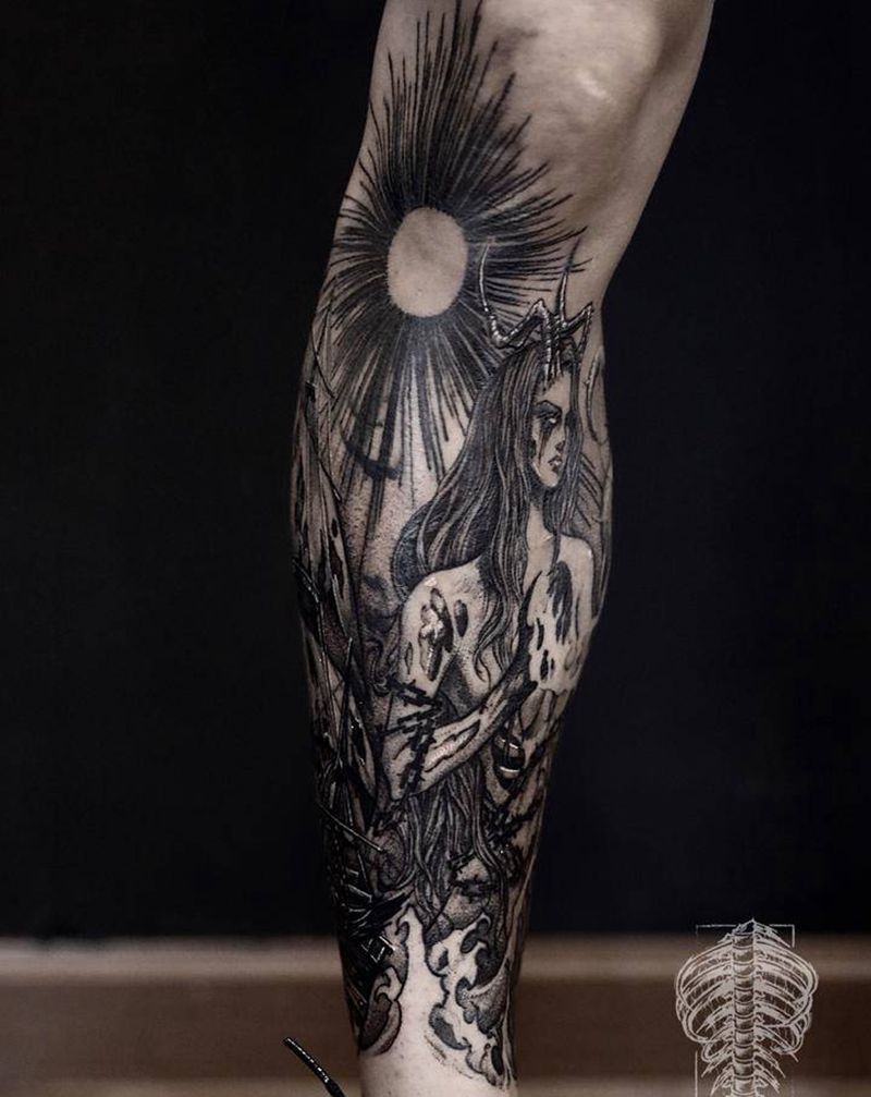 船只是修改纹身图片_点刺纹身图案