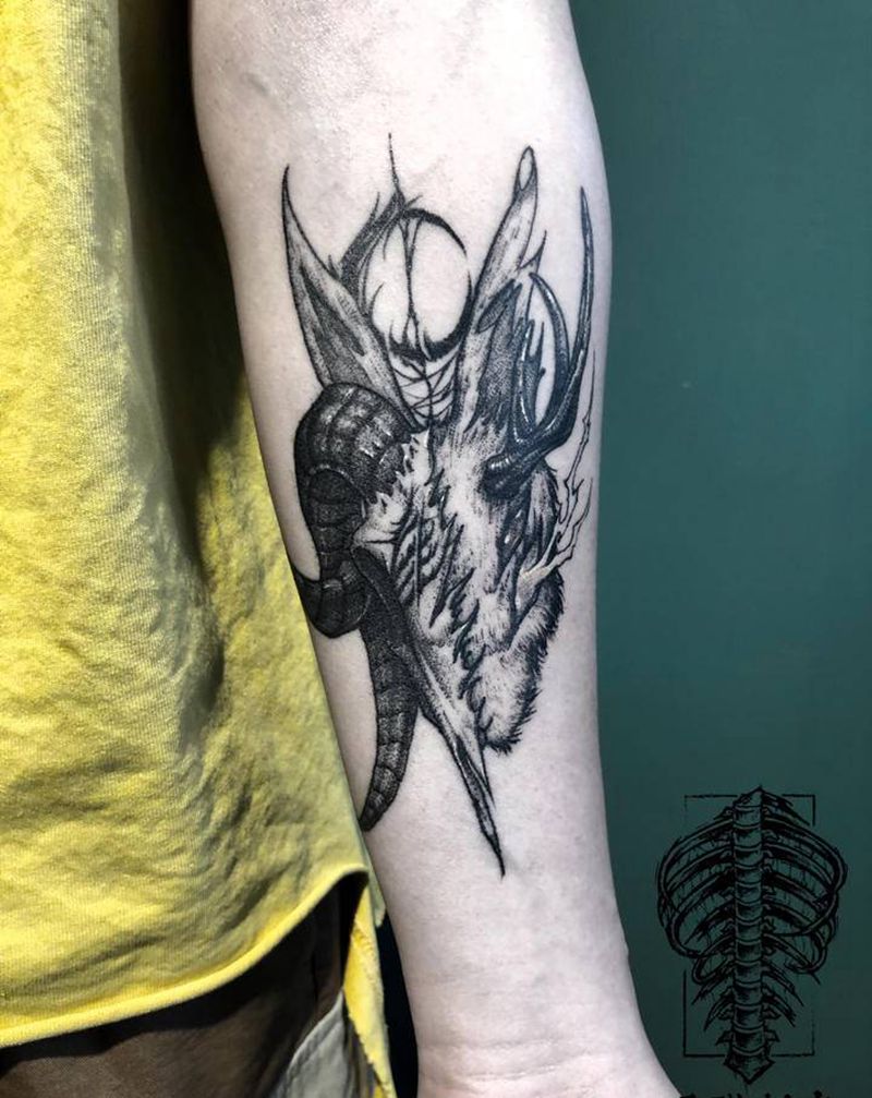 恢复后纹身图片_暗黑纹身图案