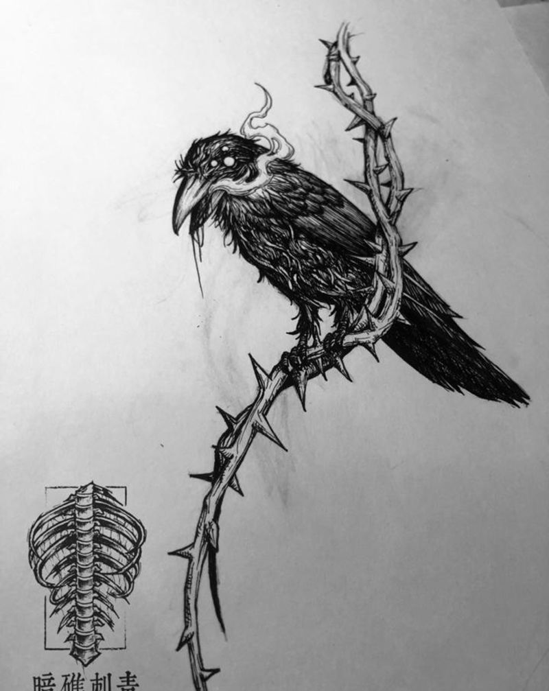 客定稿纹身图片_暗黑纹身图案