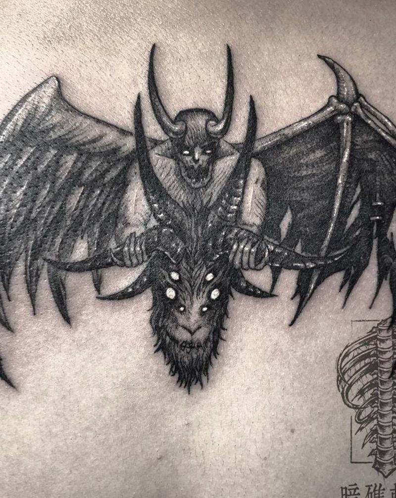 freehand纹身图片_暗黑纹身图案