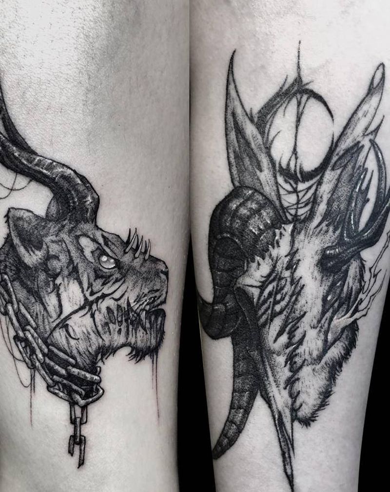 我的暗黑小图们纹身图片_暗黑纹身图案