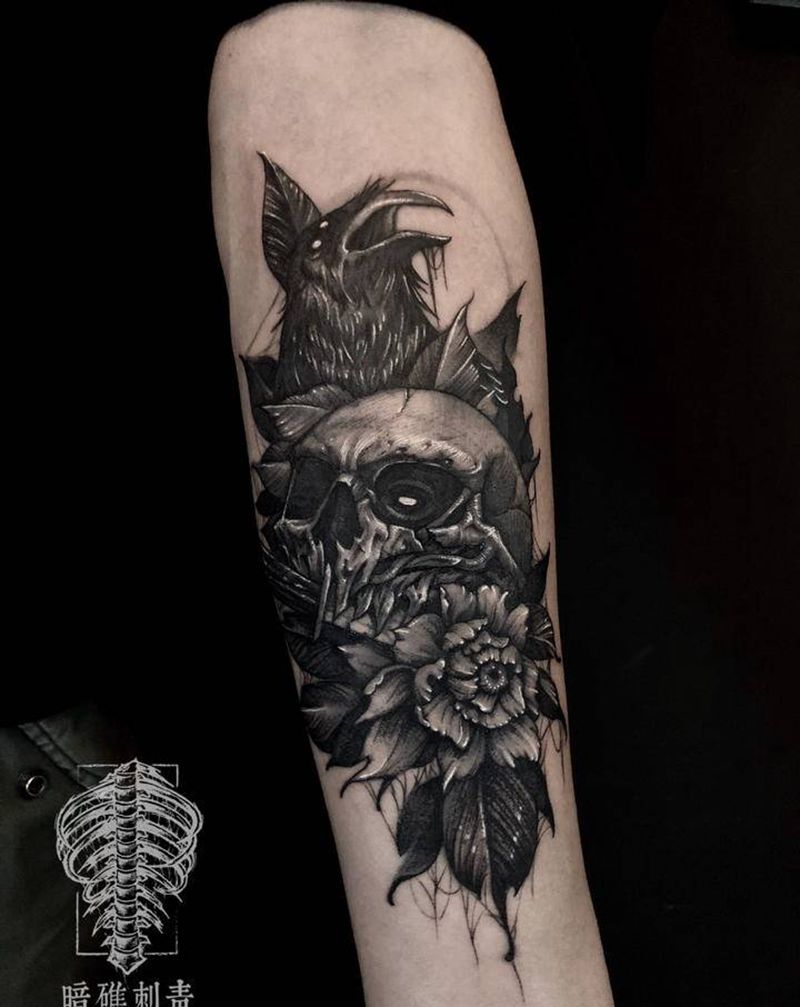 修改纹身图片_暗黑纹身图案